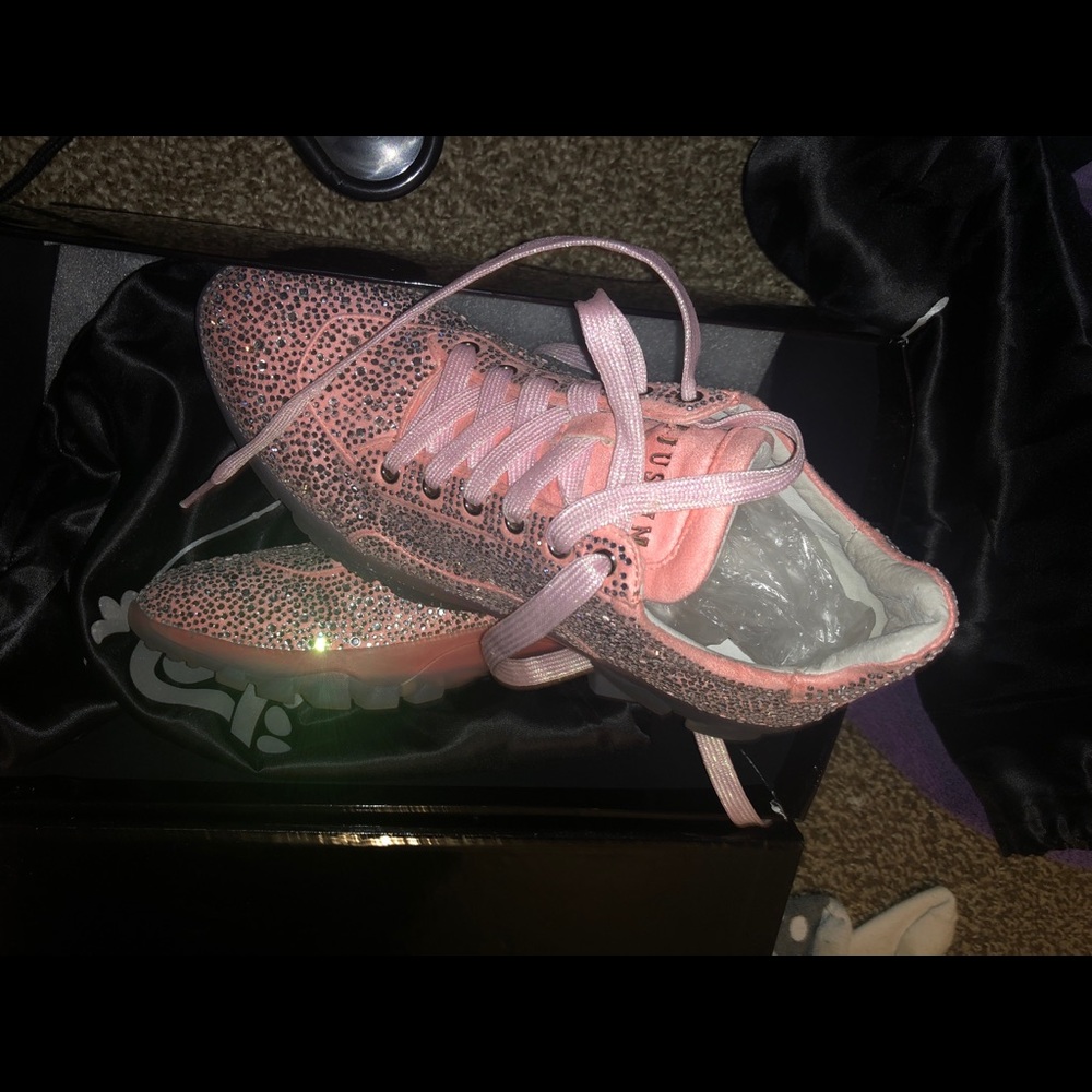 Shane Justin Crystal Shoes